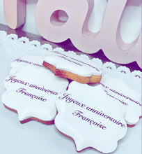 Charger l'image dans la galerie, Biscuit Sablé Personnalisable forme arabesque