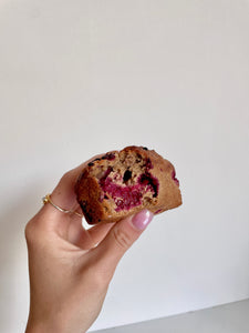 Muffin Framboise - SANS GLUTEN  - SANS SUCRE RAFFINE