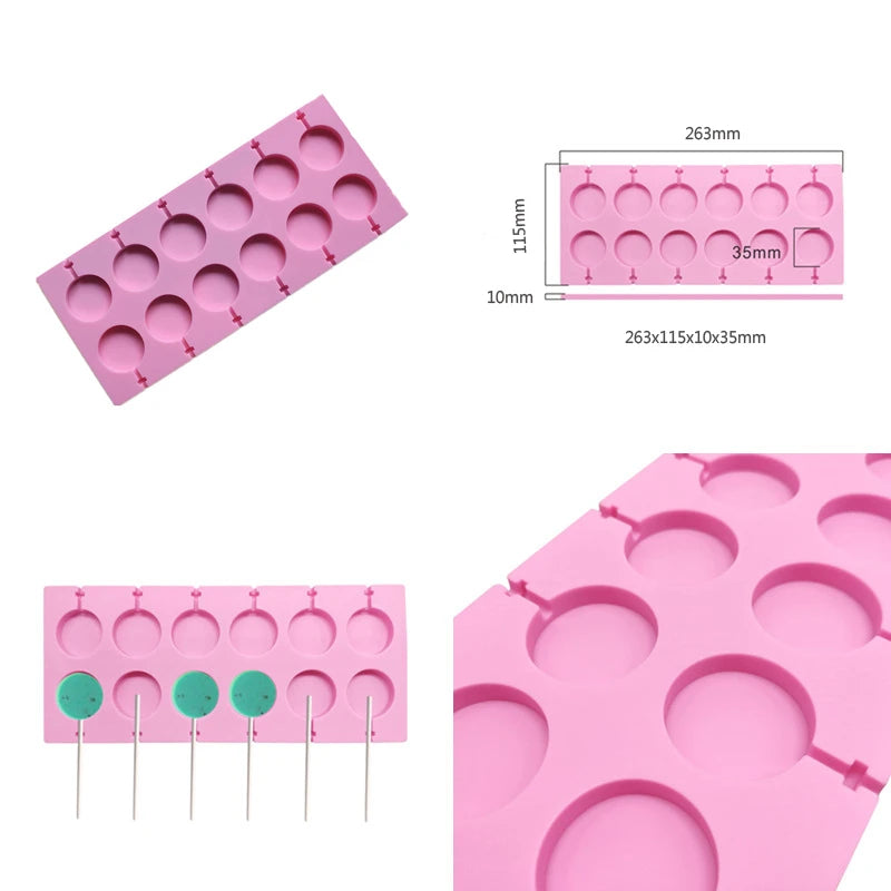 Moules à sucettes en silicone