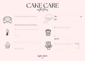 Modèle CANVA : Carte du Cake Designer