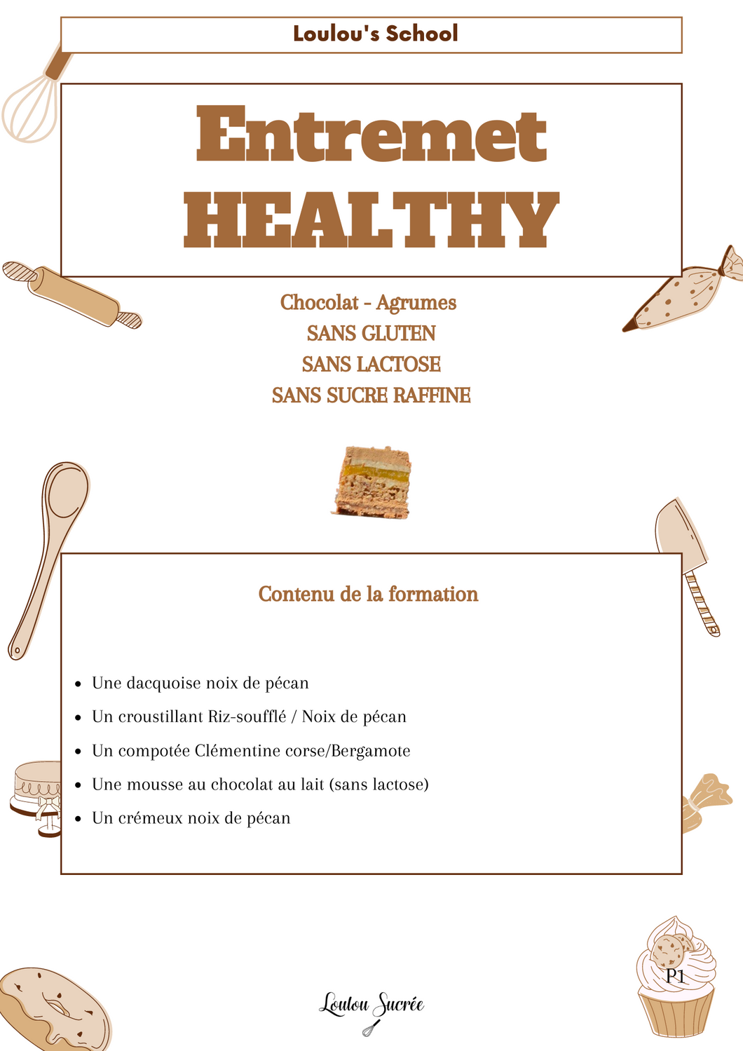 Formation en présentiel : Bûche de Noël HEALTHY & TASTY