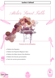 Formation en présentiel : Atelier Sweet Table